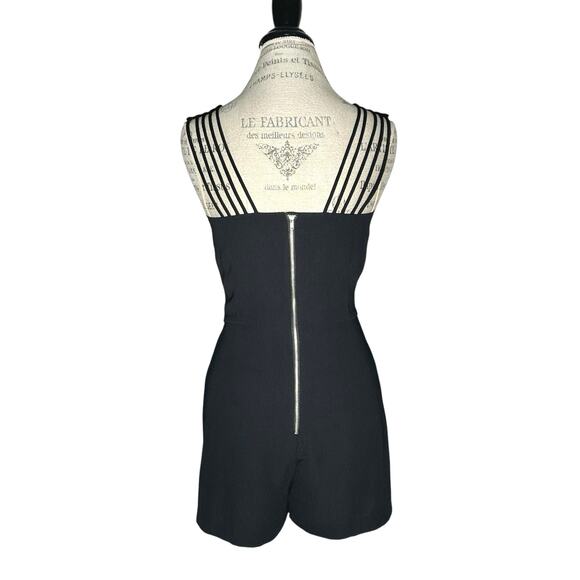 BB Dakota | Women | Melody Black Multi Strap Short Romper - Picture 3 of 12